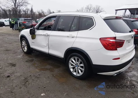 2014 BMW X3 xDrive28I z USA, uszkodzony, nr VIN 5UXWX9C50E0D28707